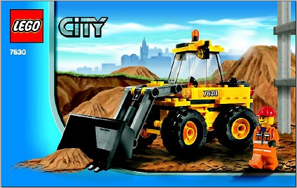 7630 Front-End Loader (Certified) LEGO City product image 2, provided for visual reference and product detail review