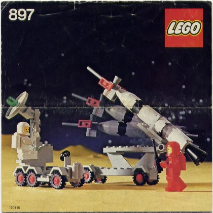 897 Mobile rocket launcher (Used) LEGO Space product image 2, provided for visual reference and product detail review