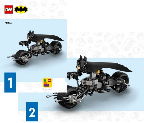 76273 Batman Construction Figure and the Bat-Pod Bike (Certified) LEGO Super Heroes product image 2, provided for visual