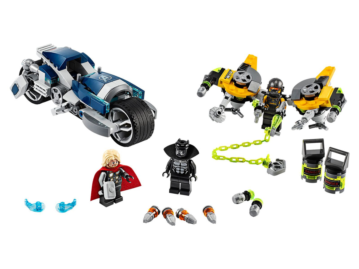 76142 Avengers Speeder Bike Attack (Certified) LEGO Super Heroes product image 1, provided for visual reference and product