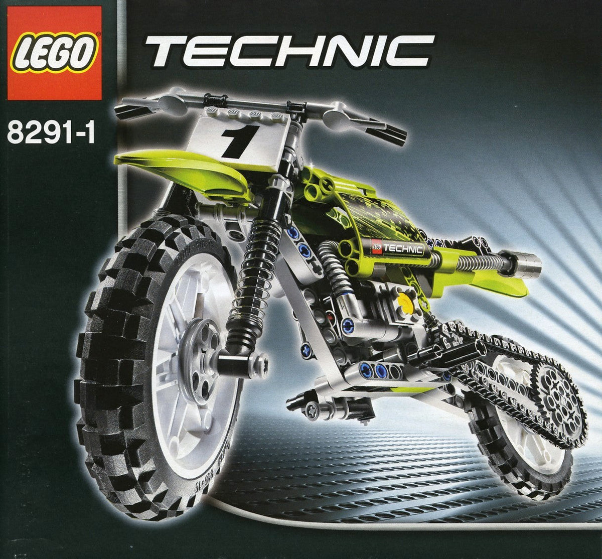 8291 Dirt Bike (Used) LEGO TECHNIC product image 2, provided for visual reference and product detail review