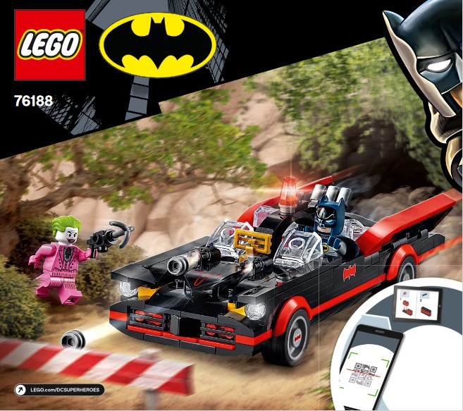 76188 Batman Classic TV Series Batmobile (Used) LEGO Super Heroes product image 2, provided for visual reference and product