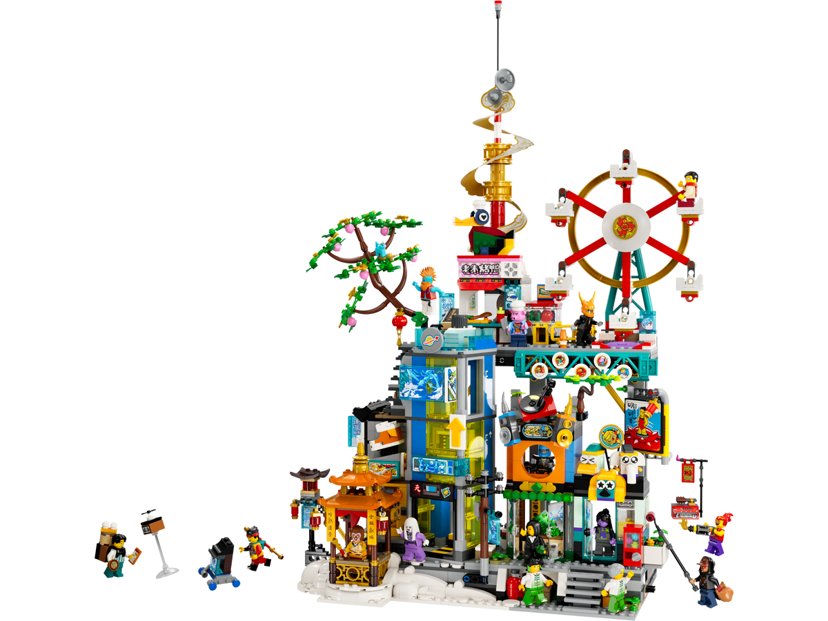 80054 Megapolis City 5th Anniversary (Certified) LEGO Monkie Kid product image 1, provided for visual reference and product