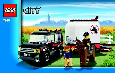 7635 4WD with Horse Trailer (Certified) LEGO City product image 2, provided for visual reference and product detail review