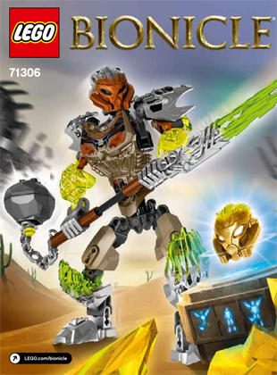 71306 Pohatu - Uniter of Stone (Used) LEGO BIONICLE product image 2, provided for visual reference and product detail review