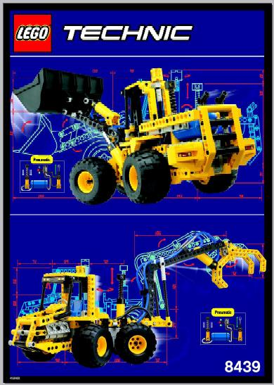 8439 Front End Loader (Certified) LEGO TECHNIC product image 2, provided for visual reference and product detail review