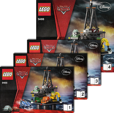 9486 Oil Rig Escape (Used) LEGO Cars product image 2, provided for visual reference and product detail review