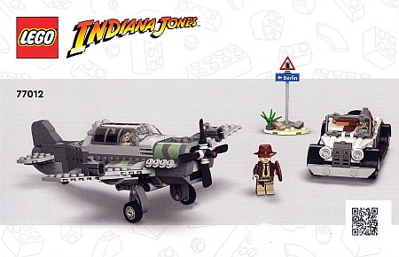 77012 Fighter Plane Chase (Certified) LEGO Indiana Jones product image 2, provided for visual reference and product detail