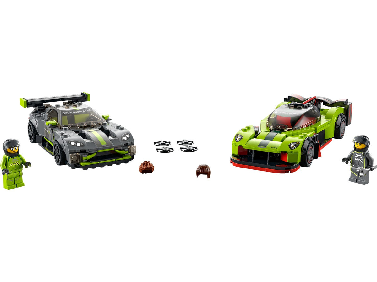 76910 Aston Martin Valkyrie AMR Pro and Aston Martin Vantage GT3 (Used) LEGO Speed Champions product image 1, provided for