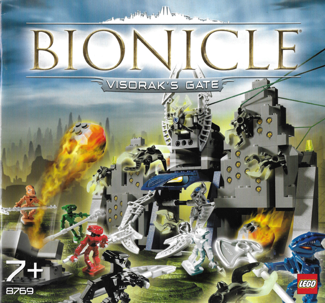 8769 Visorak's Gate (Certified) LEGO BIONICLE product image 2, provided for visual reference and product detail review