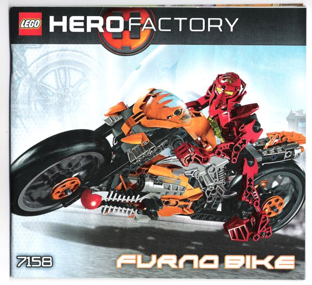 7158 Furno Bike (Used) LEGO HERO Factory product image 2, provided for visual reference and product detail review