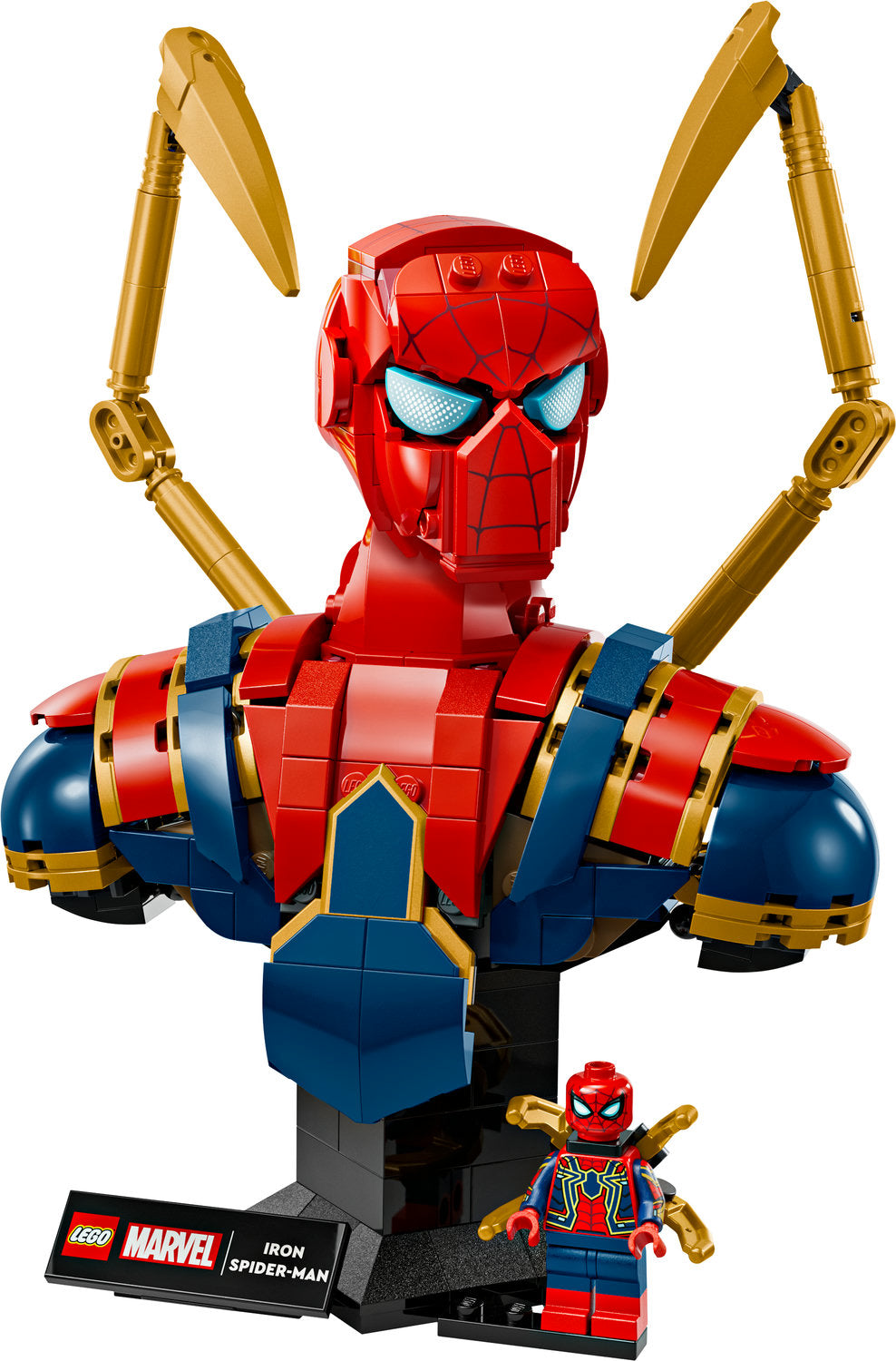 76326 Iron Spider-Man Bust (Certified) LEGO Super Heroes product image 1, provided for visual reference and product detail