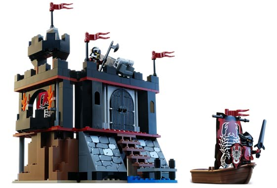 8802 Dark Fortress Landing (Used) LEGO Castle product image 1, provided for visual reference and product detail review