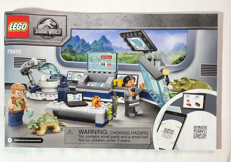 75939 Dr. Wu's Lab: Baby Dinosaurs Breakout (Certified) LEGO Jurassic World product image 2, provided for visual reference