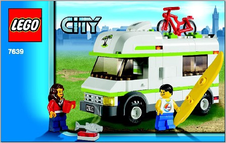 7639 Camper (Certified) LEGO City product image 2, provided for visual reference and product detail review