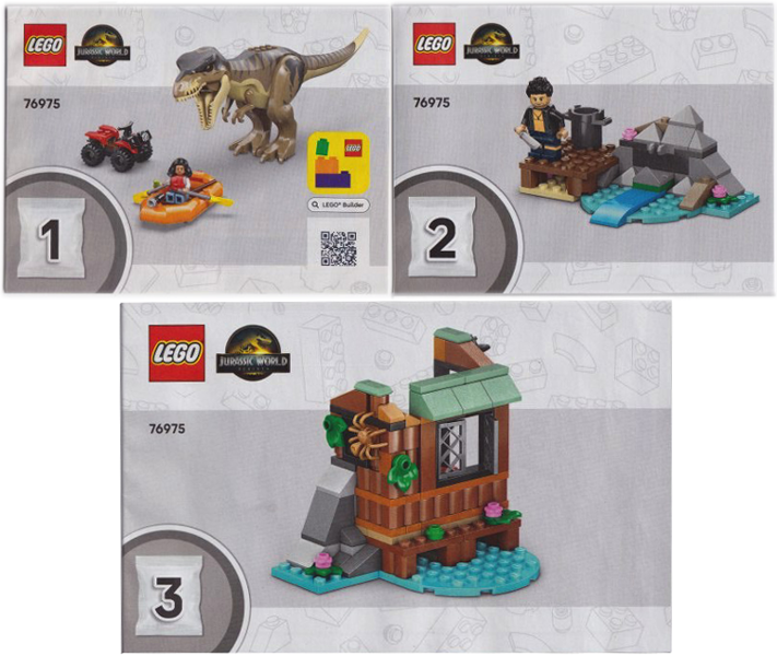 76975 T. rex River Escape (Certified) LEGO Jurassic World product image 2, provided for visual reference and product detail