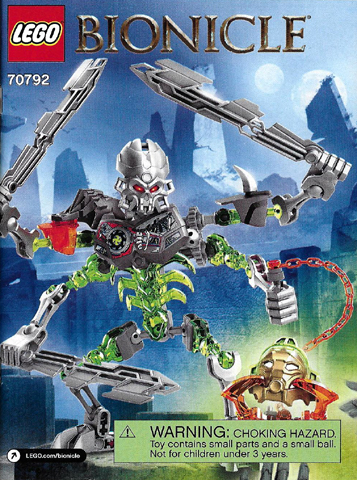 70792 Skull Slicer (Certified) LEGO BIONICLE product image 2, provided for visual reference and product detail review