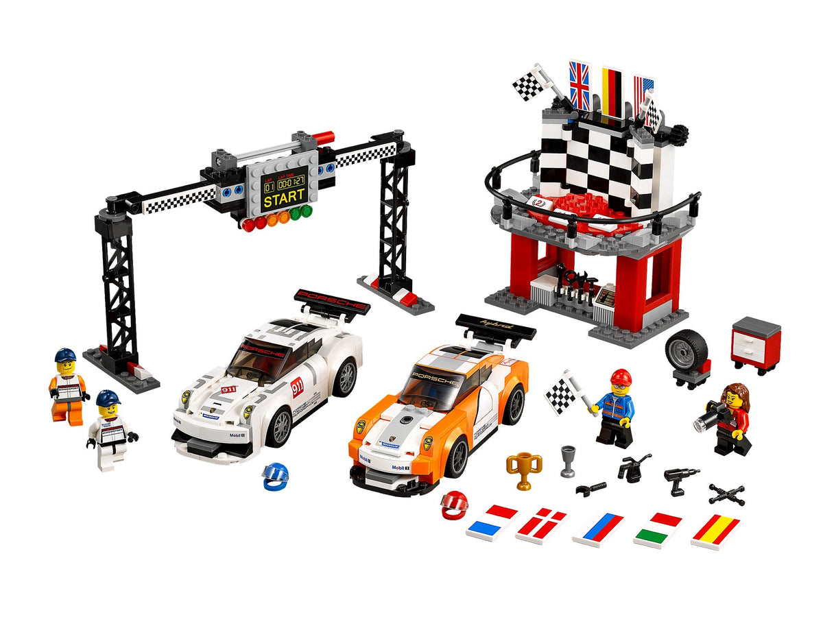 75912 Porsche 911 GT Finish Line (Certified) LEGO Speed Champions product image 1, provided for visual reference and product