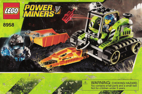 8958 Granite Grinder (Used) LEGO Power Miners product image 2, provided for visual reference and product detail review