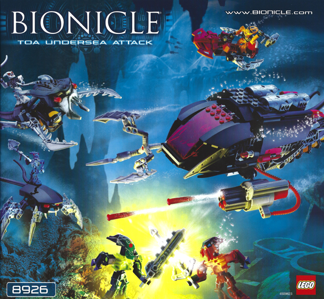 8926 Toa Undersea Attack (Used) LEGO BIONICLE product image 2, provided for visual reference and product detail review
