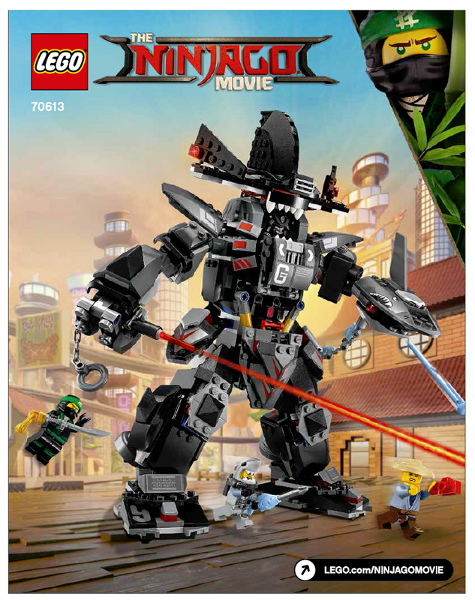 70613 Garma Mecha Man (Certified) LEGO The LEGO Ninjago Movie product image 2, provided for visual reference and product