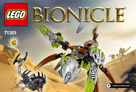 71301 Ketar - Creature of Stone (Used) LEGO BIONICLE product image 2, provided for visual reference and product detail review