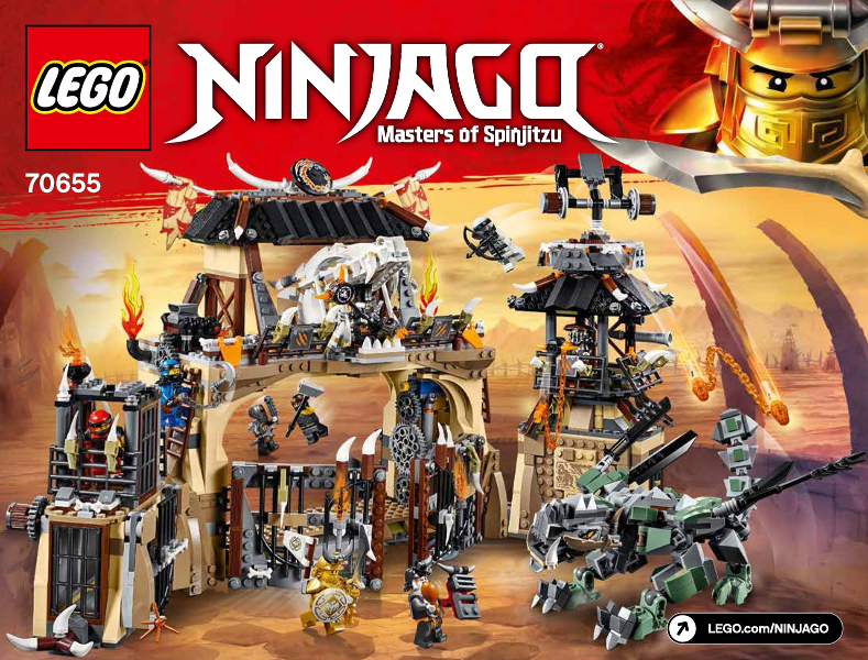 70655 Dragon Pit (Used) LEGO Ninjago product image 2, provided for visual reference and product detail review
