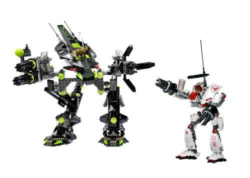7713 Bridge Walker vs. White Lightning (Used) LEGO Exo-Force product image 1, provided for visual reference and product