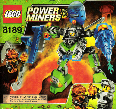 8189 Magma Mech (Used) LEGO Power Miners product image 2, provided for visual reference and product detail review