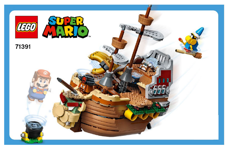 71391 Bowser's Airship - Expansion Set (Certified) LEGO Super Mario product image 2, provided for visual reference and