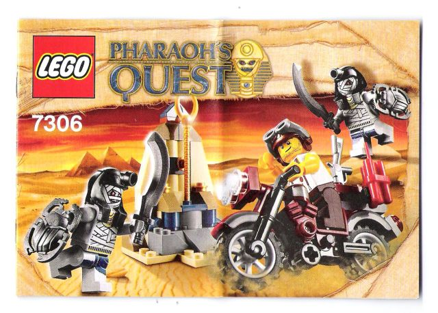 7306 Golden Staff Guardians (Used) LEGO Pharaohs Quest product image 2, provided for visual reference and product detail