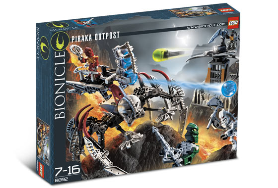 8892 Piraka Outpost (Retired) LEGO BIONICLE product image 1, provided for visual reference and product detail review