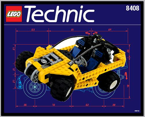 8408 Desert Ranger (Certified) LEGO TECHNIC product image 1, provided for visual reference and product detail review