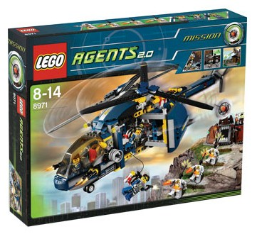 8971 Aerial Defense Unit (Retired) LEGO Agents product image 1, provided for visual reference and product detail review