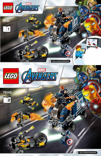 76143 Avengers Truck Take-down (Certified) LEGO Super Heroes product image 2, provided for visual reference and product