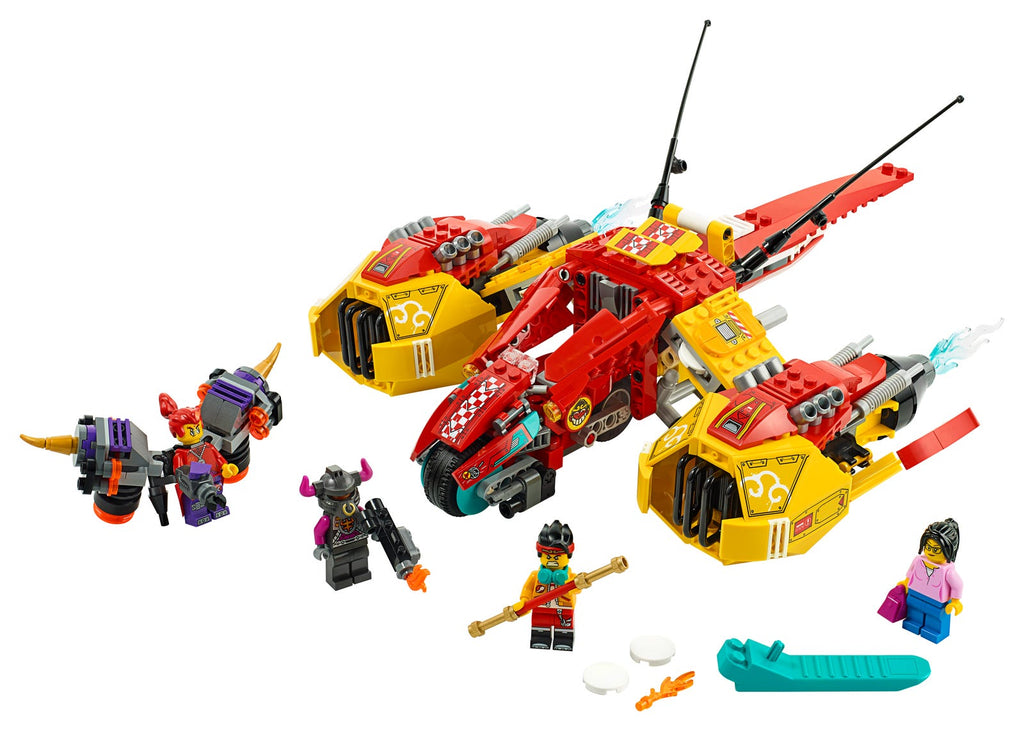 80008 Monkie Kid's Cloud Jet (Certified) LEGO Monkie Kid product image 1, provided for visual reference and product detail