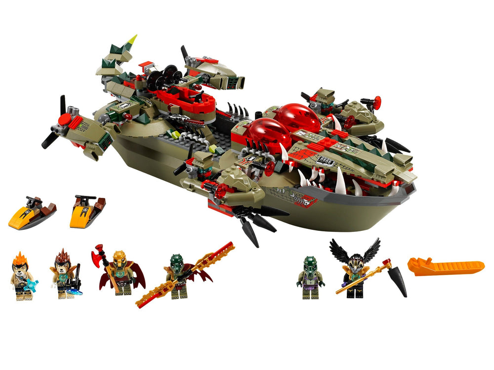 70006 Cragger's Command Ship (Used) LEGO Legends of Chima