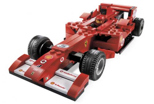 8142 Ferrari 248 F1 1:24 (Certified) LEGO Racers product image 1, provided for visual reference and product detail review
