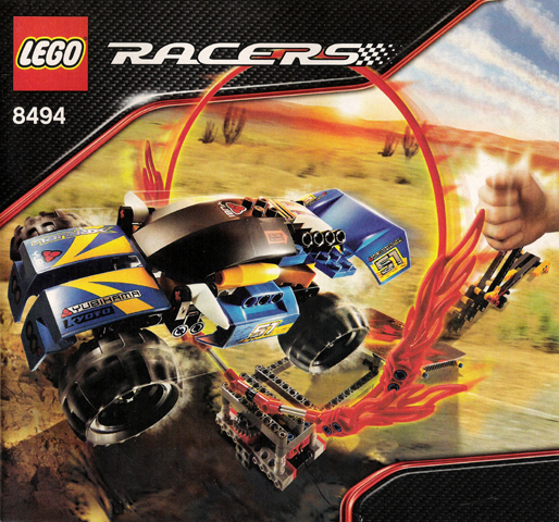 8494 Ring of Fire (Certified) LEGO Racers product image 2, provided for visual reference and product detail review