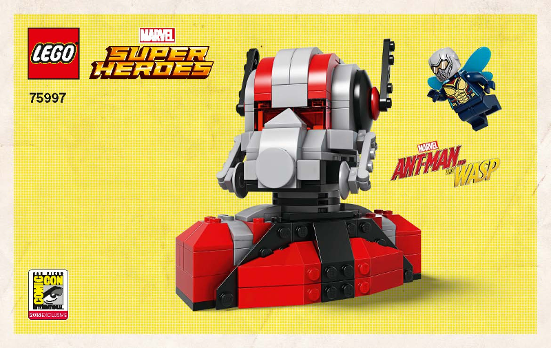 75997 Ant-Man & The Wasp (Comic-Con Exclusive) (Certified) LEGO Super Heroes product image 2, provided for visual reference