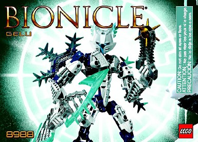 8988 Gelu (Used) LEGO BIONICLE product image 2, provided for visual reference and product detail review