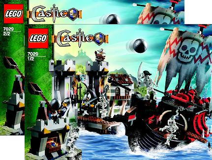 7029 Skeleton Ship Attack (Certified) LEGO Castle product image 2, provided for visual reference and product detail review