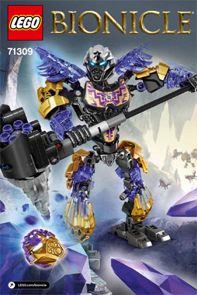 71309 Onua - Uniter of Earth (Used) LEGO BIONICLE product image 2, provided for visual reference and product detail review