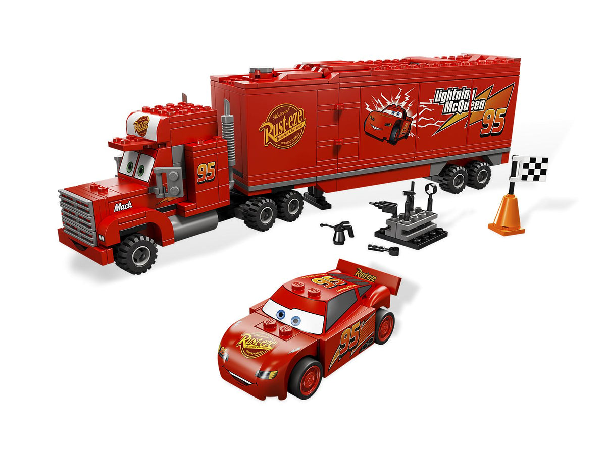 8486 Mack's Team Truck (Certified) LEGO Cars product image 1, provided for visual reference and product detail review
