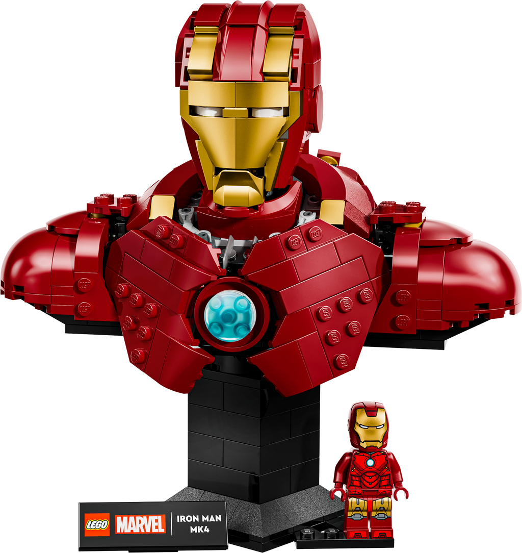 76327 Iron Man MK4 Bust (Certified) LEGO Super Heroes product image 1, provided for visual reference and product detail