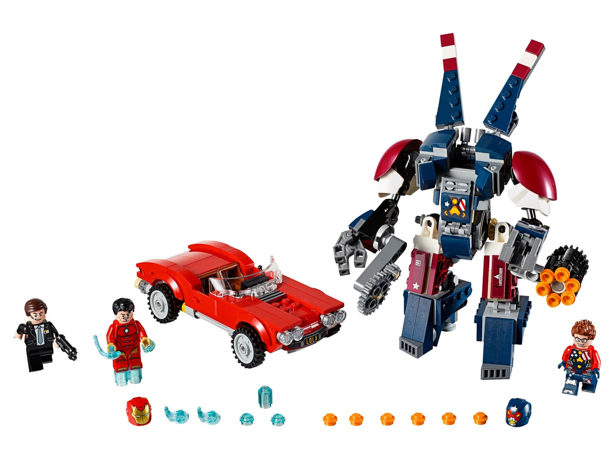 76077 Iron Man: Detroit Steel Strikes (Used) LEGO Super Heroes product image 1, provided for visual reference and product