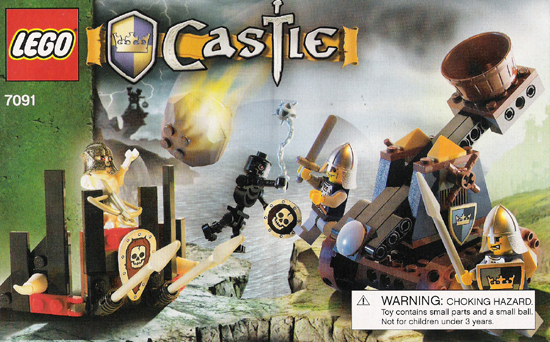 7091 Knight's Catapult Defense (Used) LEGO Castle product image 2, provided for visual reference and product detail review