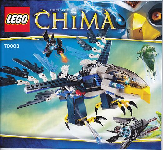 70003 Eris' Eagle Interceptor (Used) LEGO Legends of Chima product image 2, provided for visual reference and product detail