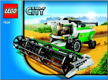 7636 Combine Harvester (Certified) LEGO City product image 2, provided for visual reference and product detail review