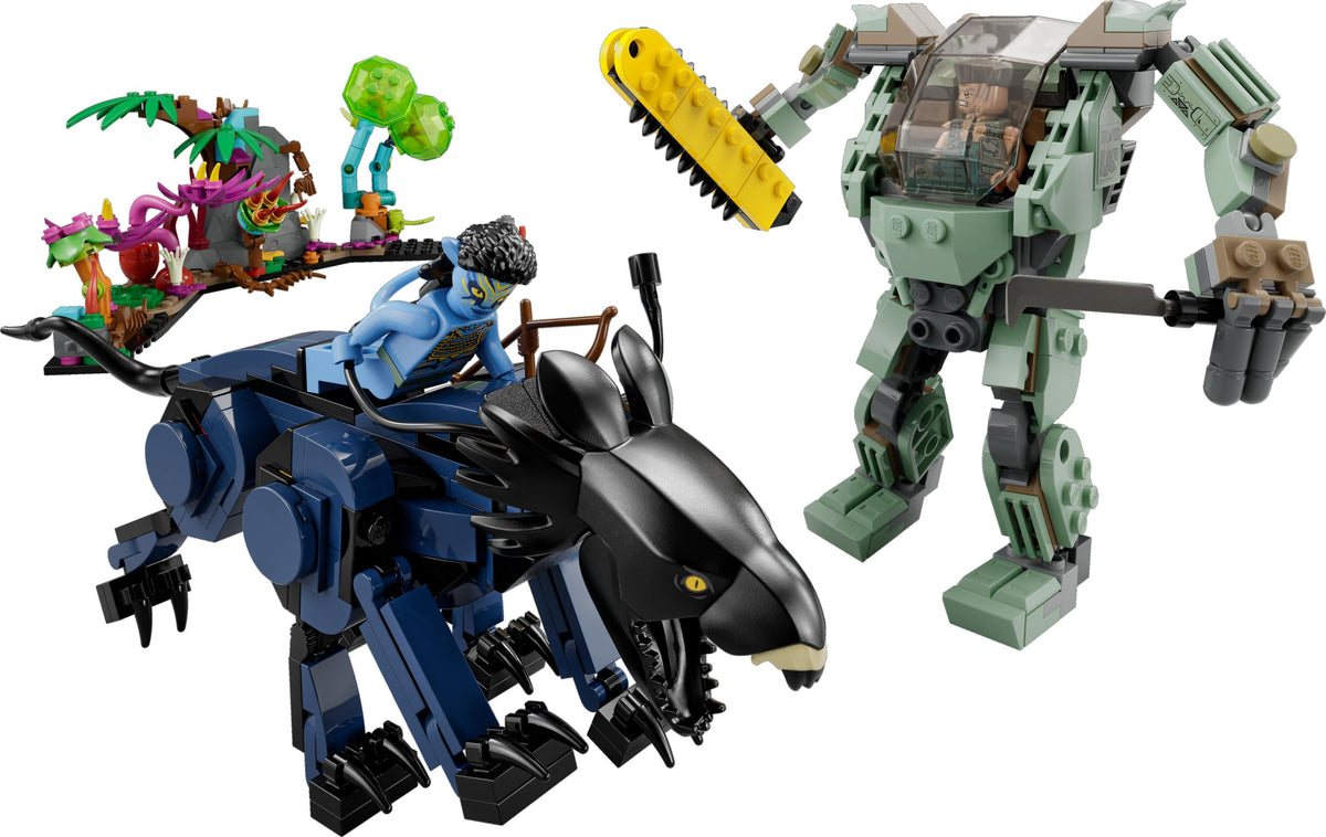 75571 Neytiri & Thanator vs. AMP Suit Quaritch (Certified) LEGO Avatar product image 1, provided for visual reference and